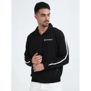 Black With White-Indian Terrain Unisex Windcheater Jacket