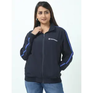 Navy Blue With Blue-Indian Terrain Unisex Windcheater Jacket